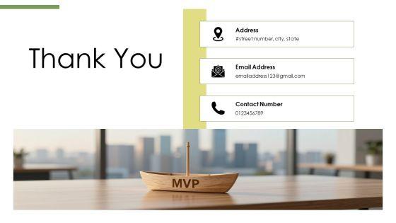 Lean Startup Minimum Viable PPT Outline VM