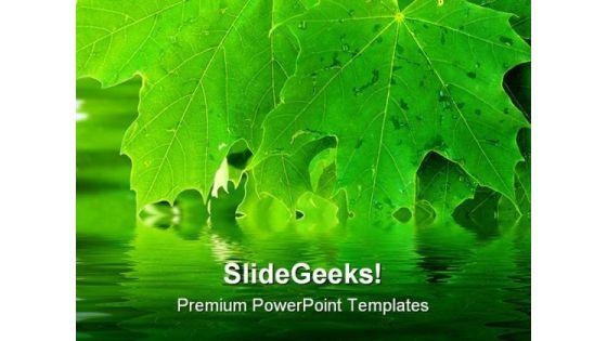 leaves_reflection_nature_powerpoint_template_1110_title.jpg