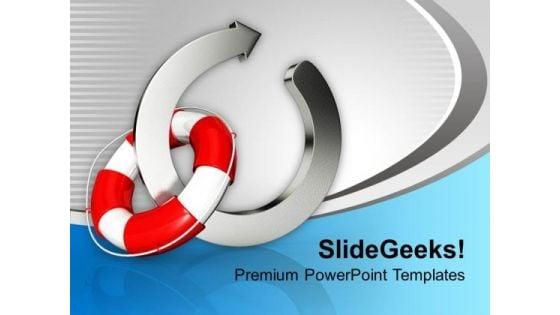 lifesaver_attached_to_circular_arrow_business_powerpoint_templates_ppt_backgrounds_for_slides_1212_title.jpg