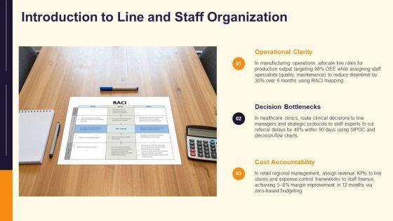 Line And Staff Organization PPT Demonstration VM