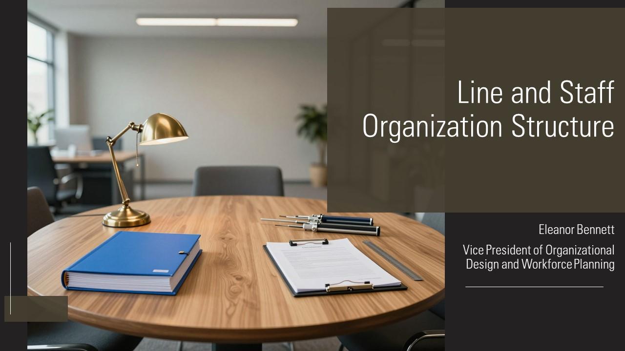 Line And Staff Organizations PPT Graphics VM