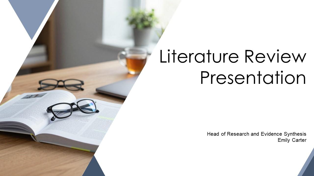 Literature Review PPT Presentation VM