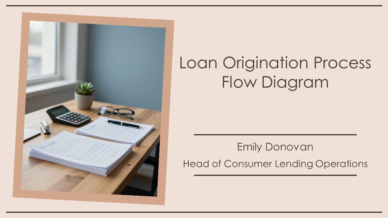 Loan Origination Process Flow Diagram PPT Example VM