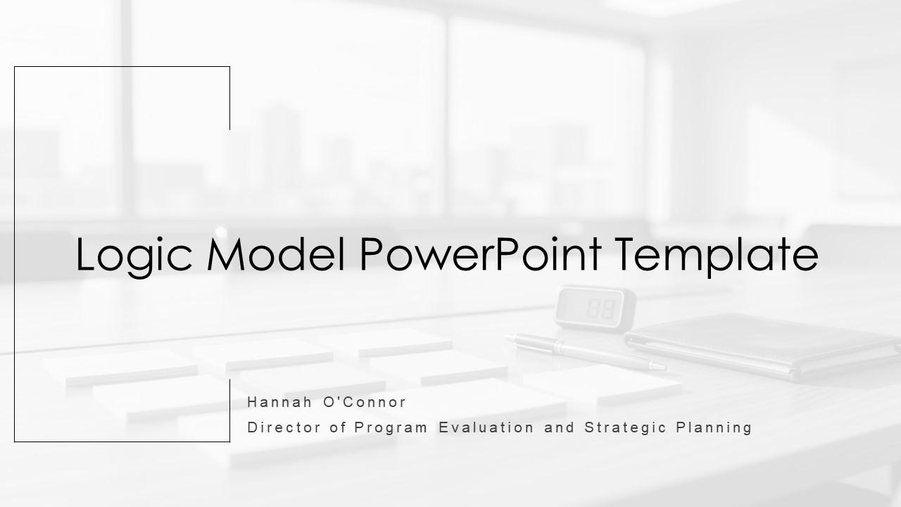 Logic Model PPT Mockup VM