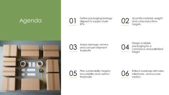 Logistics Packaging PPT PowerPoint VM