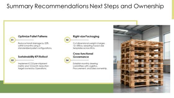 Logistics Packaging PPT PowerPoint VM