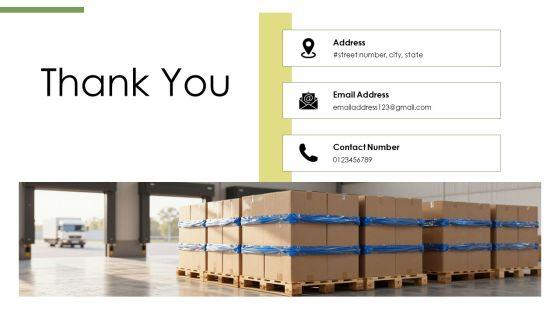 Logistics Packaging PPT PowerPoint VM