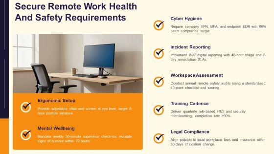 Maintaining Health And Safety VM For AI Ventures PPT Template VM