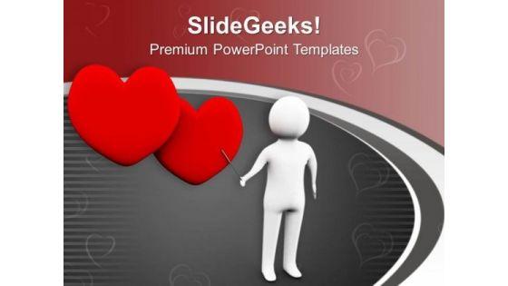 Man With Twin Hearts PowerPoint Templates Ppt Backgrounds For Slides 0713 Man With Twin Hearts PowerPoint Templates Ppt Backgrounds For Slides 0713
