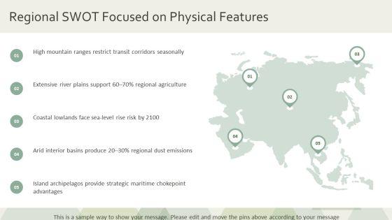 Map Of South Asia Physical Features PPT Presentation VM