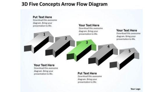 massively_parallel_processor_3d_five_concepts_arrow_flow_diagram_powerpoint_templates_1.jpg