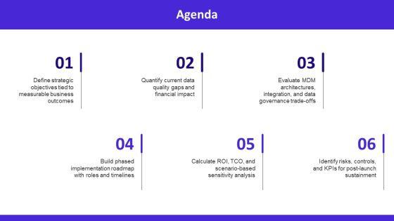 Master Data Management Business Case PPT Presentation VM