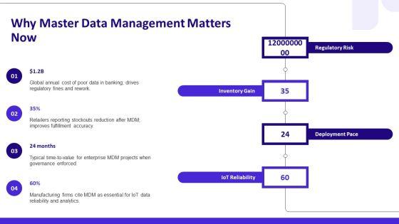 Master Data Management Business Case PPT Presentation VM
