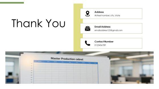 Master Production Schedule In Operations Management PPT Example VM