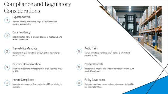 Material And Information Flow Chart PPT Graphics VM