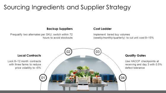 Meal Prep Business Plan PPT Outline VM