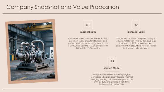 Mechanical Company Profile PPT Slides VM