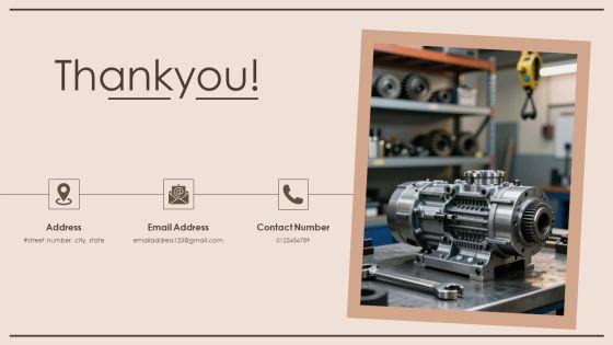 Mechanical Company Profile PPT Slides VM