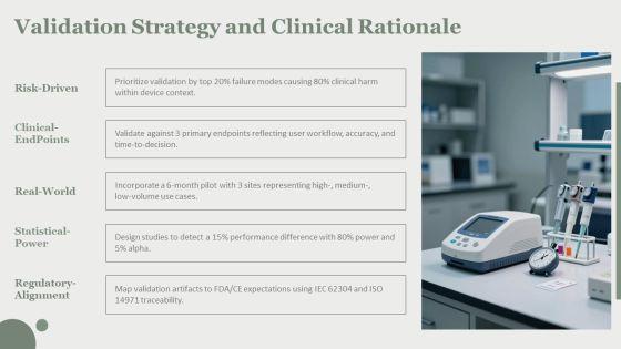 Medical Device Verification And Validation Plan PPT Guidelines VM