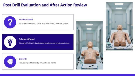 Medical Emergency Drills PPT Mockup VM