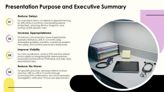 Medical Referral Process Flowchart PPT Guidelines VM