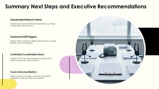 Medical Referral Process Flowchart PPT Guidelines VM