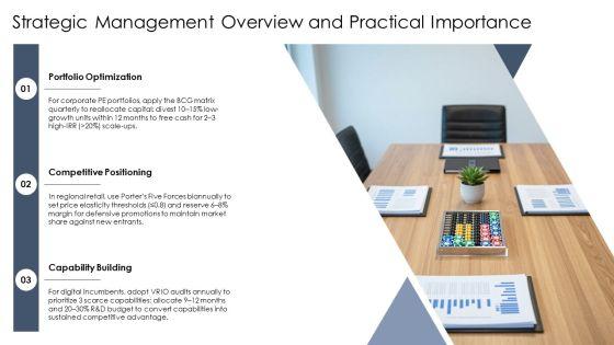Models Of Strategic Management PPT Mockup VM