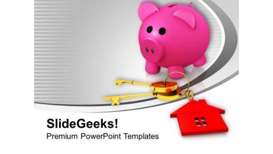 money_bank_with_keys_of_bunch_real_estate_powerpoint_templates_ppt_backgrounds_for_slides_0313_title.jpg