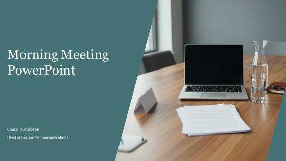 Morning Meeting PPT Presentation VM