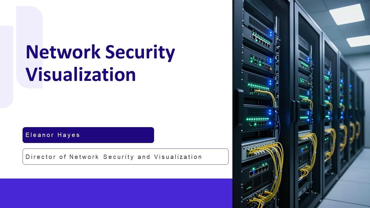 Network Security Visualization PPT Template VM