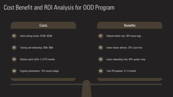 Object Oriented Diagram PPT PowerPoint VM