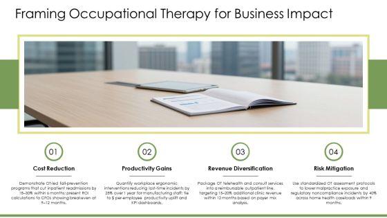 Occupational Therapy Practice Framework PDF PPT Designs VM