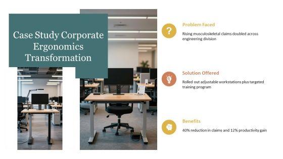 Office Ergonomics PPT Template VM