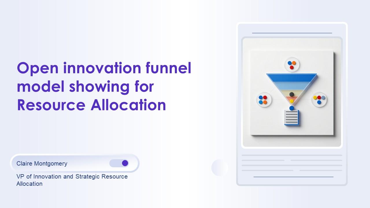 Open Innovation Funnel Model Showing For Resource Allocation PPT Sample VM