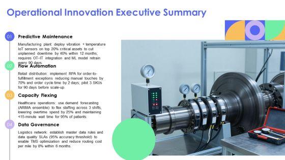 Operational Innovation PPT Summary VM