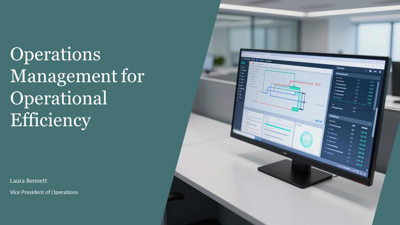 Operations Management For Operational Efficiency PPT PowerPoint VM
