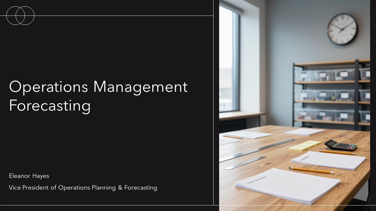 Operations Management Forecasting PPT PowerPoint VM