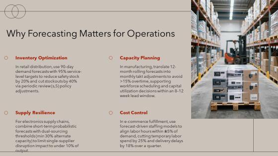 Operations Management Forecasting PPT PowerPoint VM
