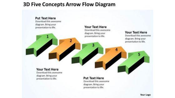 parallel_processing_application_3d_five_concepts_arrow_flow_diagram_powerpoint_templates_1.jpg