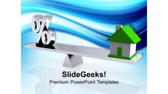 percent_symbol_and_house_on_seseesaw_powerpoint_templates_ppt_backgrounds_for_slides_0113_title.jpg
