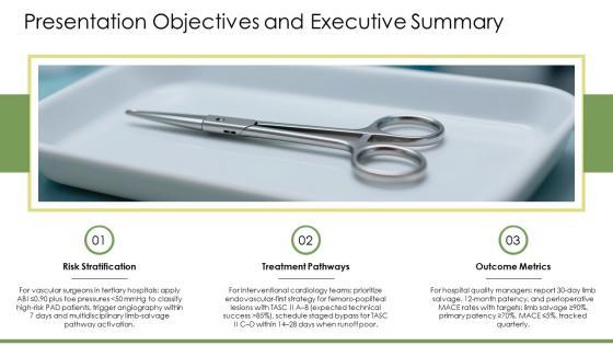 Peripheral Arterial Occlusive Disease PPT Structure VM