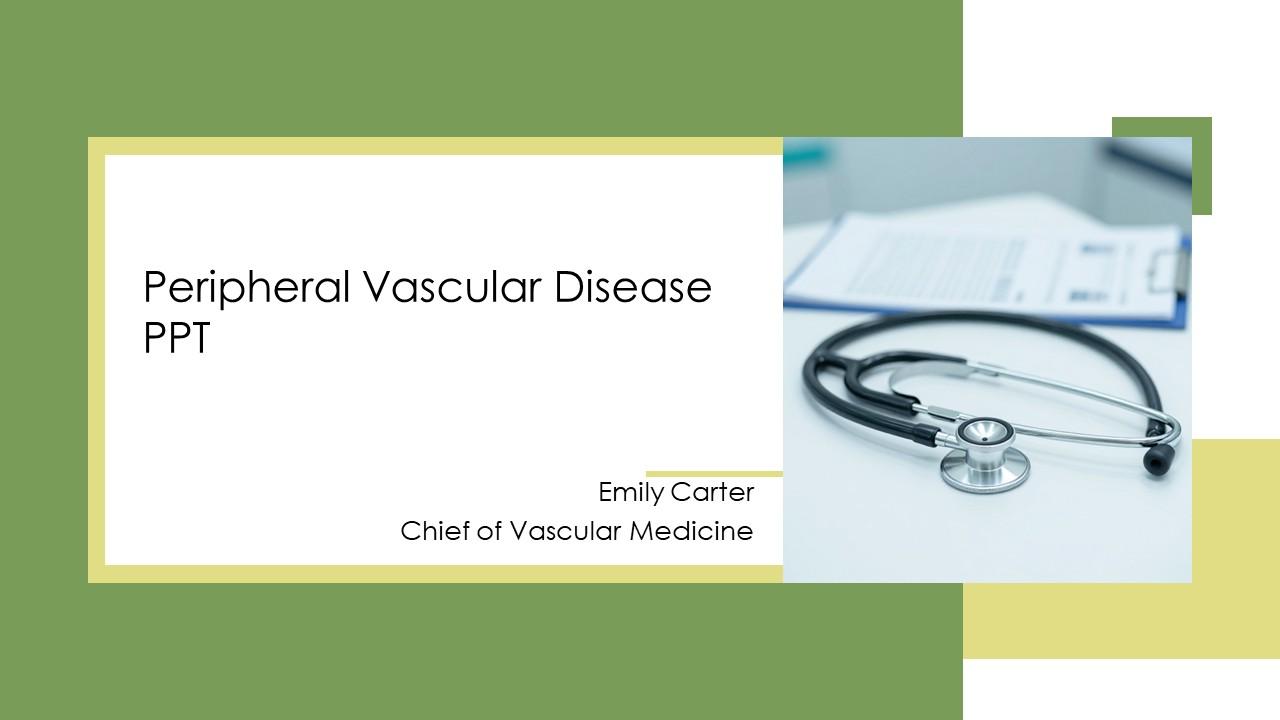 Peripheral Vascular Disease PPT Mockup VM