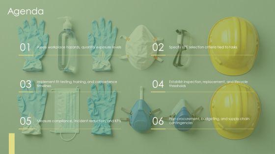 Personal Protective Equipment PPT Summary VM