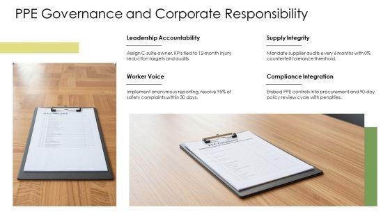 Personal Protective Equipment PPT Summary VM