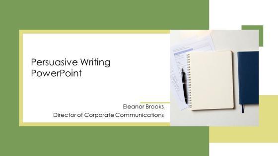 Persuasive Writing PPT Example VM