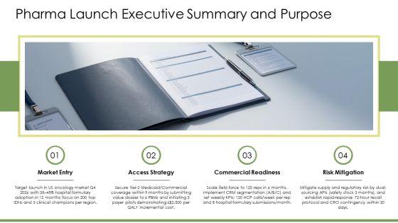 Pharma Product Launch PPT Information VM