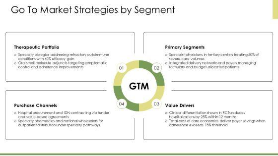 Pharmaceutical Market Segmentation PPT Example VM