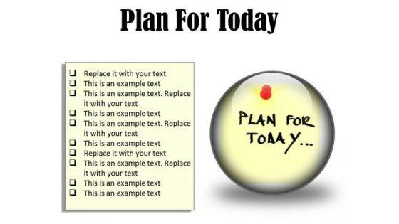 Plan For Today Business PowerPoint Presentation Slides C Plan For Today Business PowerPoint Presentation Slides C