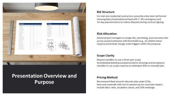 Plumbing Proposal PPT Presentation VM