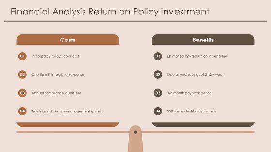 Policy Deployment Matrix PPT Summary VM